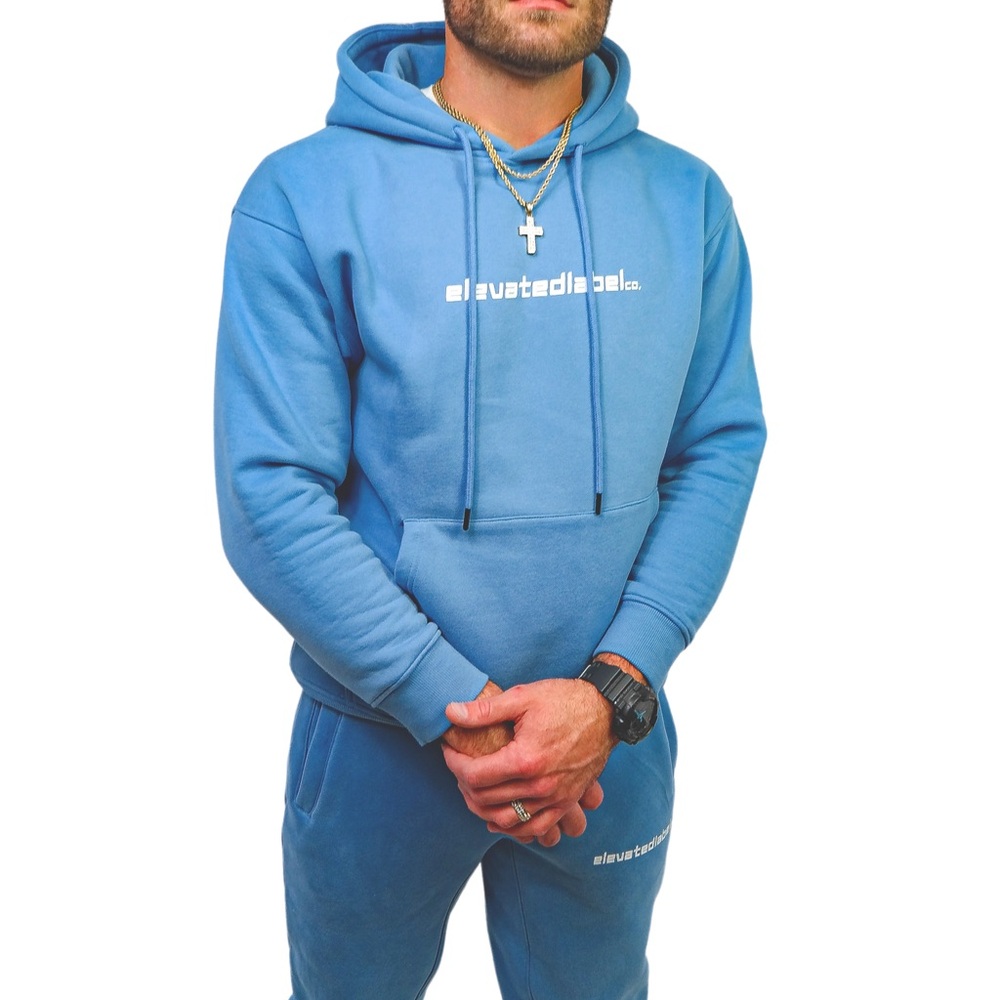 BNWT Men's Blue Hoodie Jogger Set